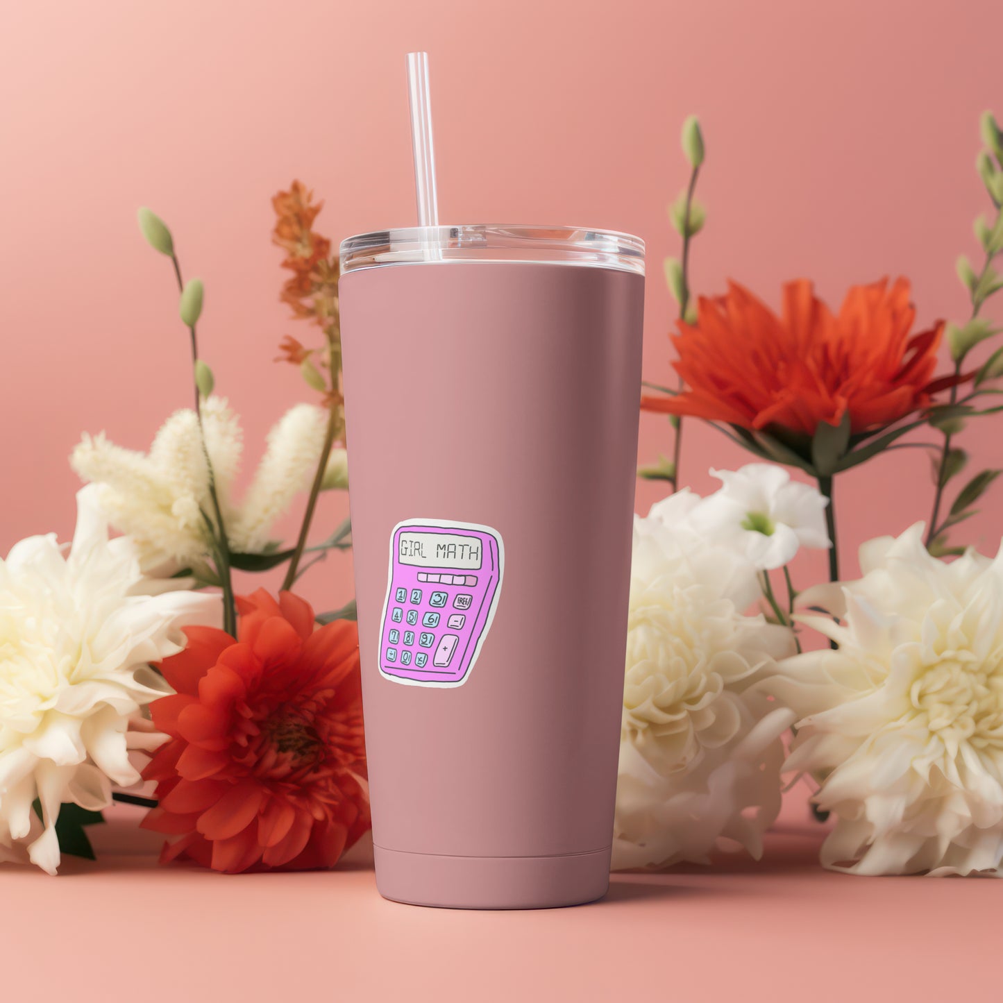 Girl Math Calculator - Sticker