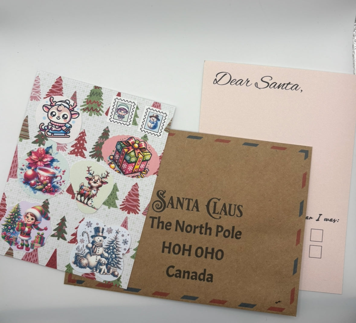 Personalized Letter to Santa Kit β A Magical Holiday Experience!