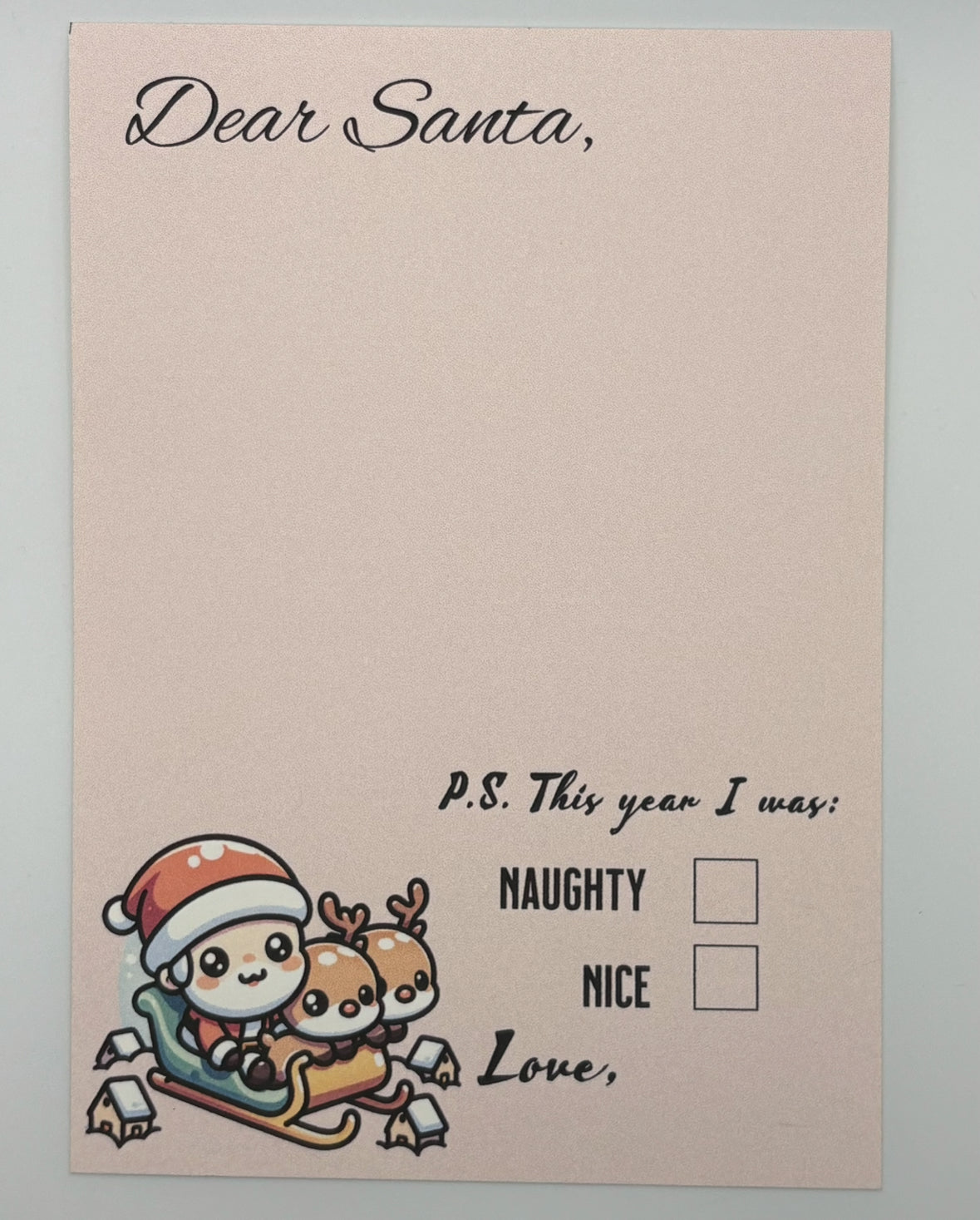 Personalized Letter to Santa Kit β A Magical Holiday Experience!