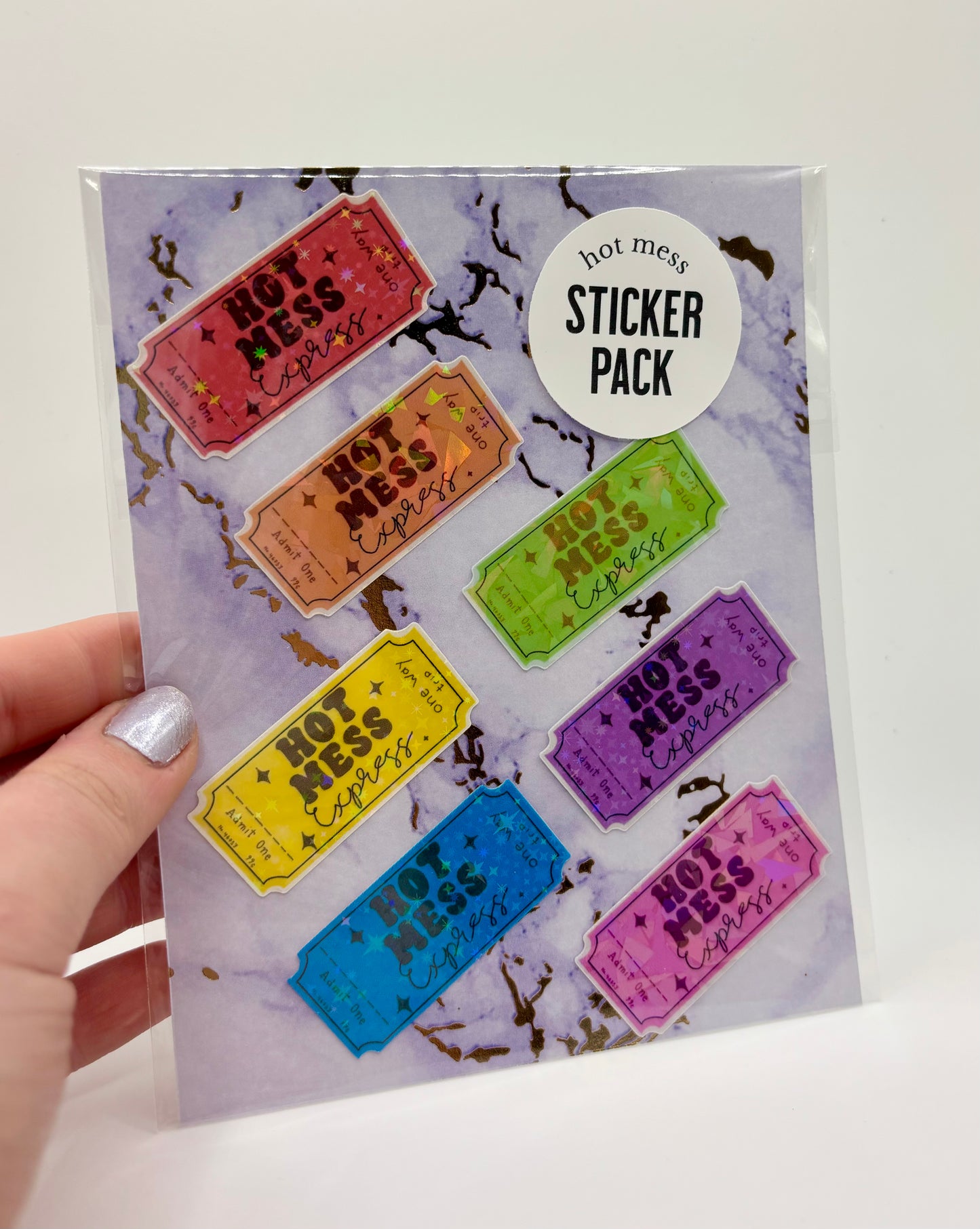 Admit One - Hot Mess Express Sticker Pack