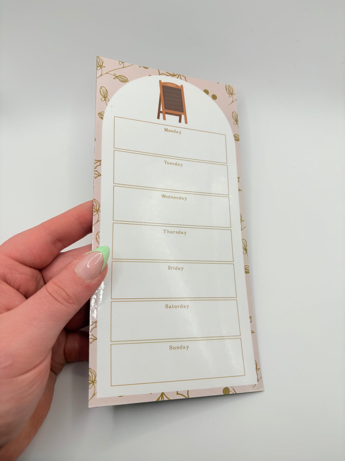 Cafe Meal Planner - Magnetic Sheet