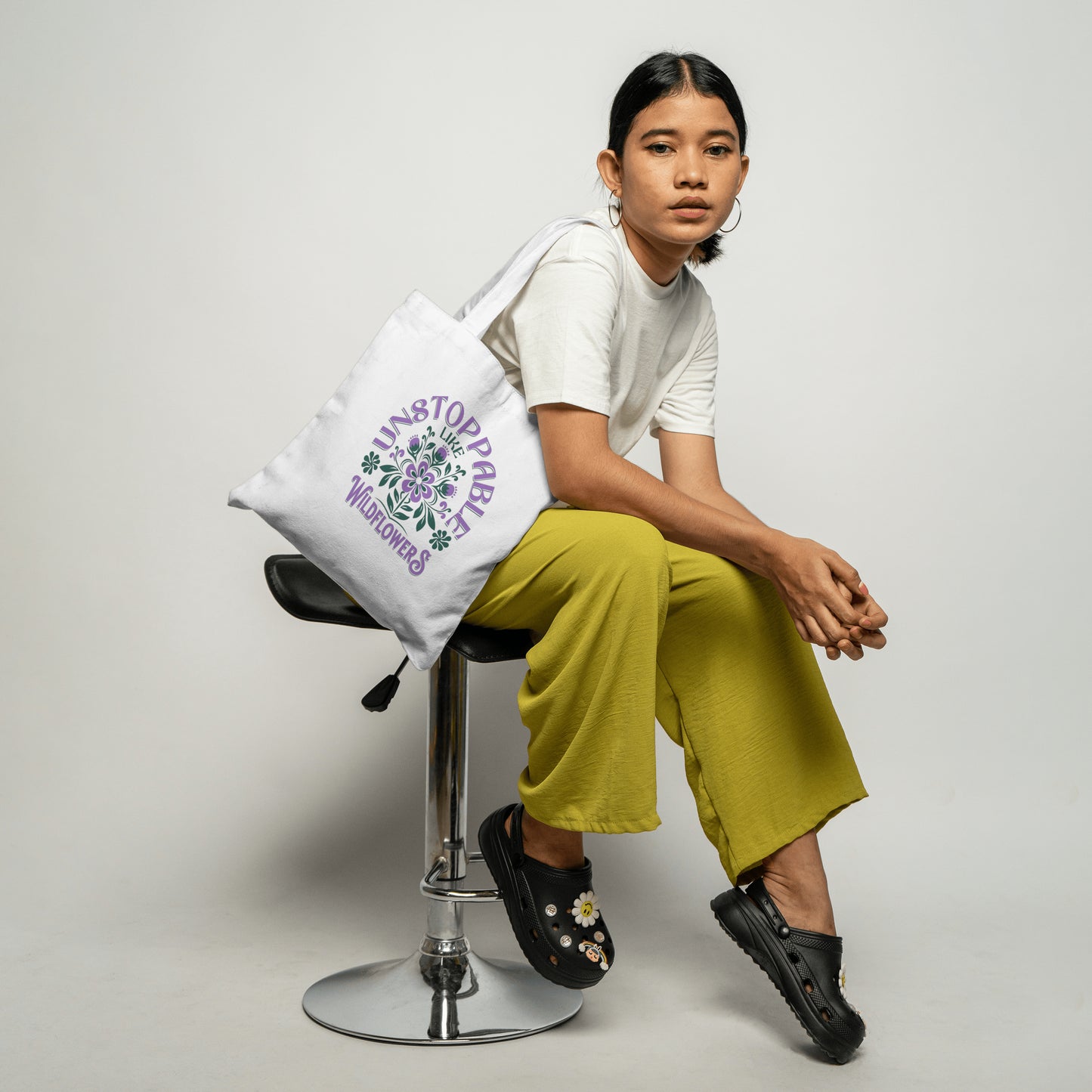 Unstoppable Like Wildflowers - Tote Bag
