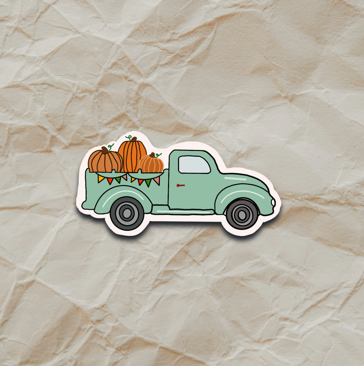 Pumpkin Truck - Sticker