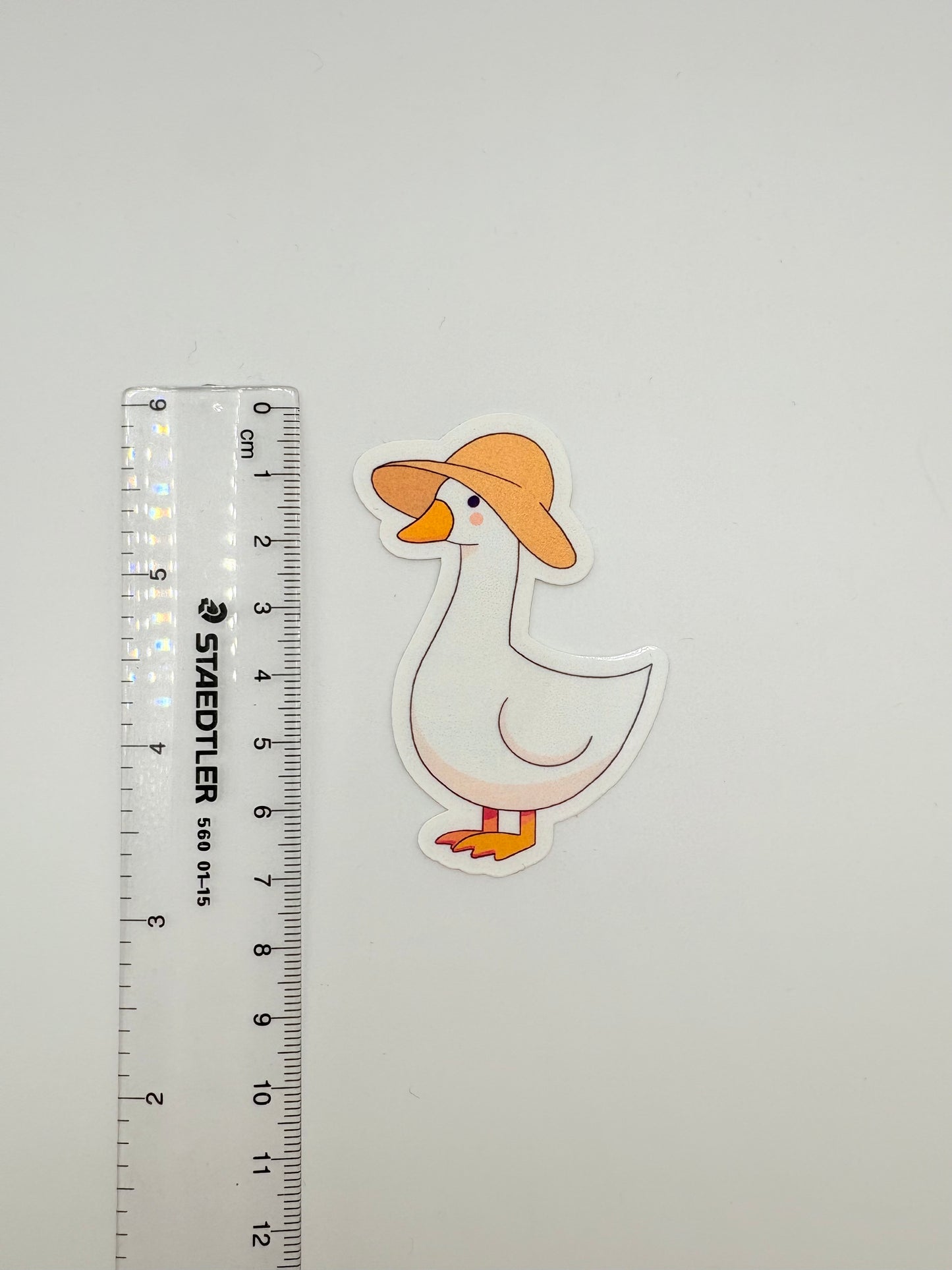Straw Hat Silly Goose - Sticker