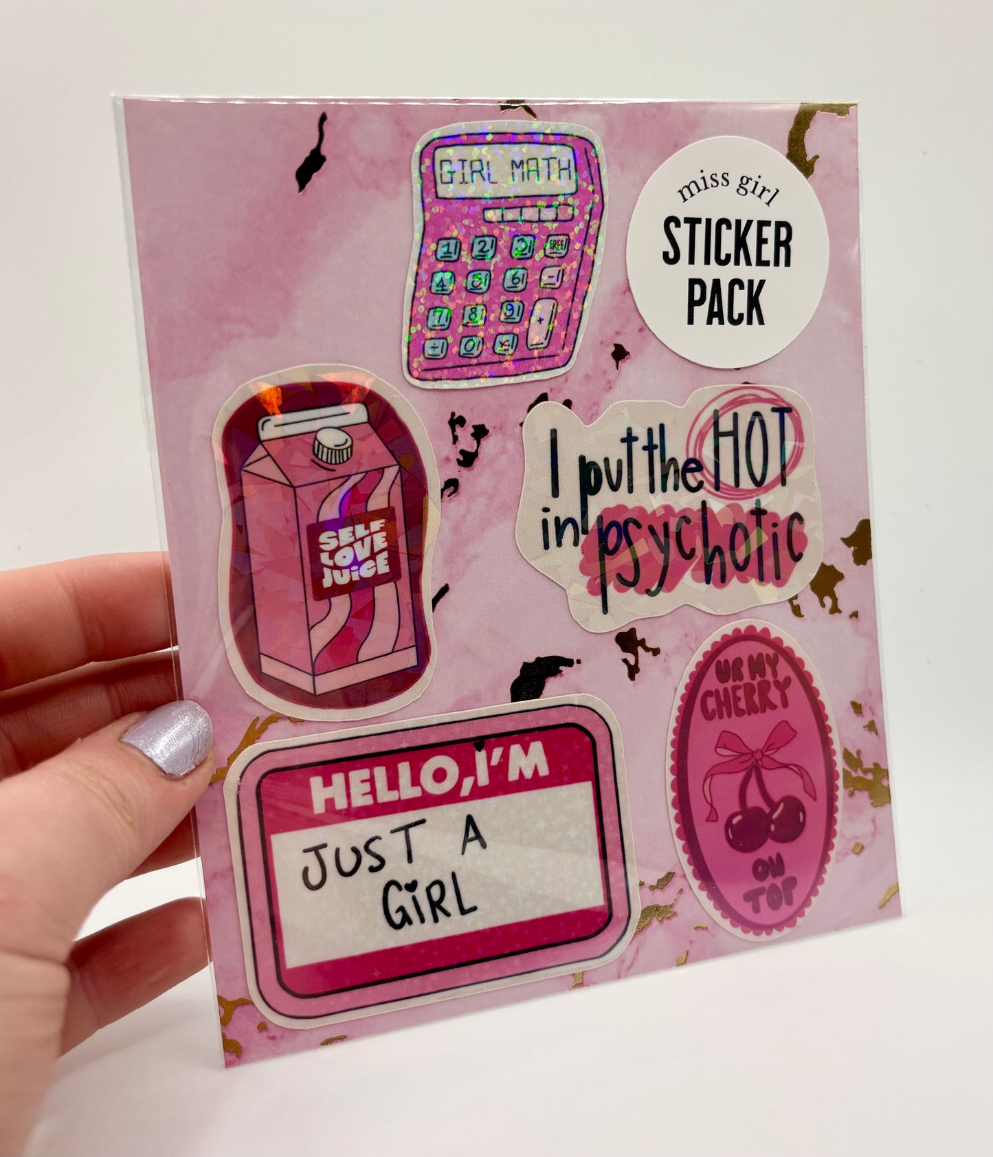Miss Girl Sticker Pack