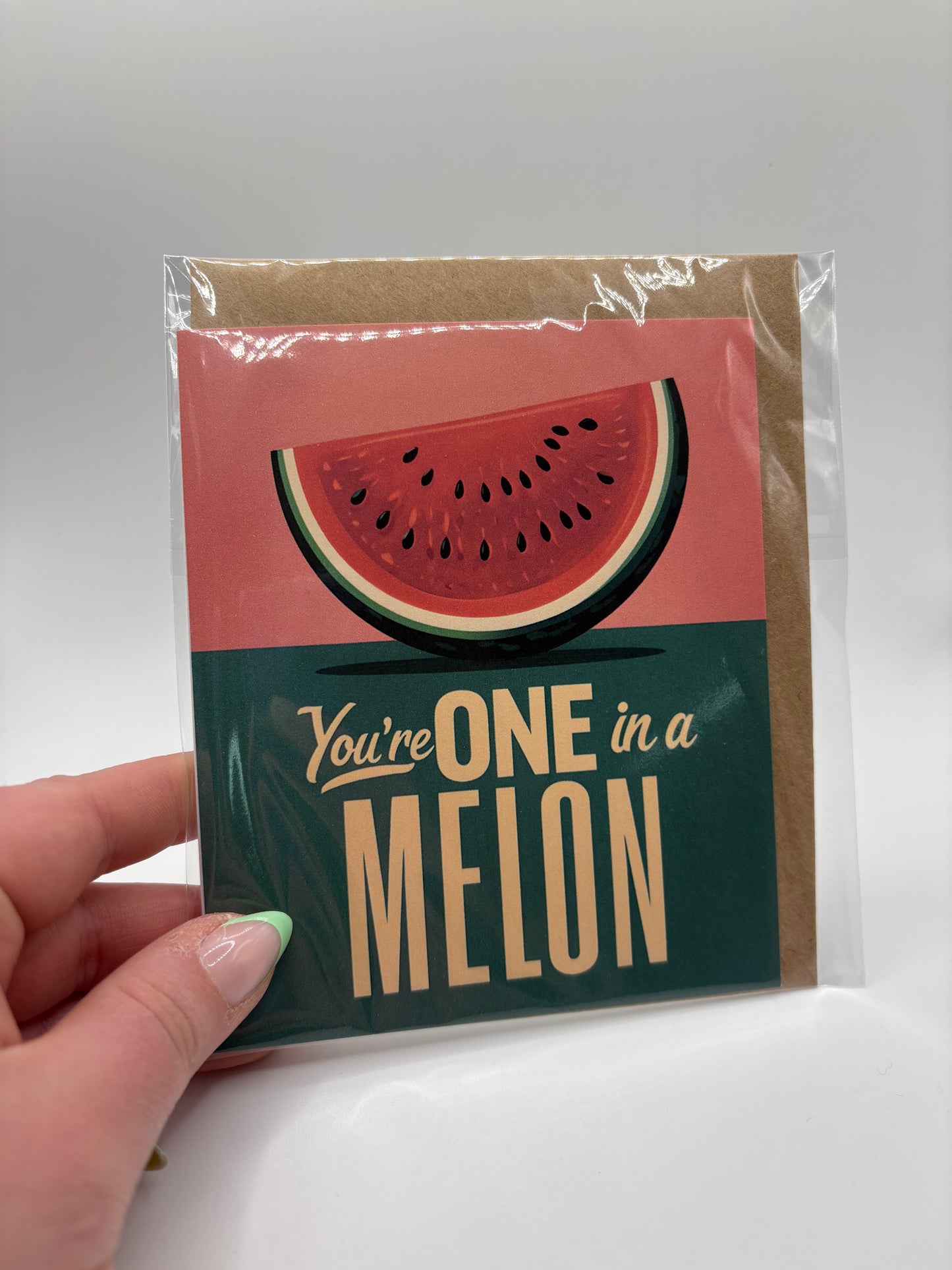 One in a Melon - Greeting Card