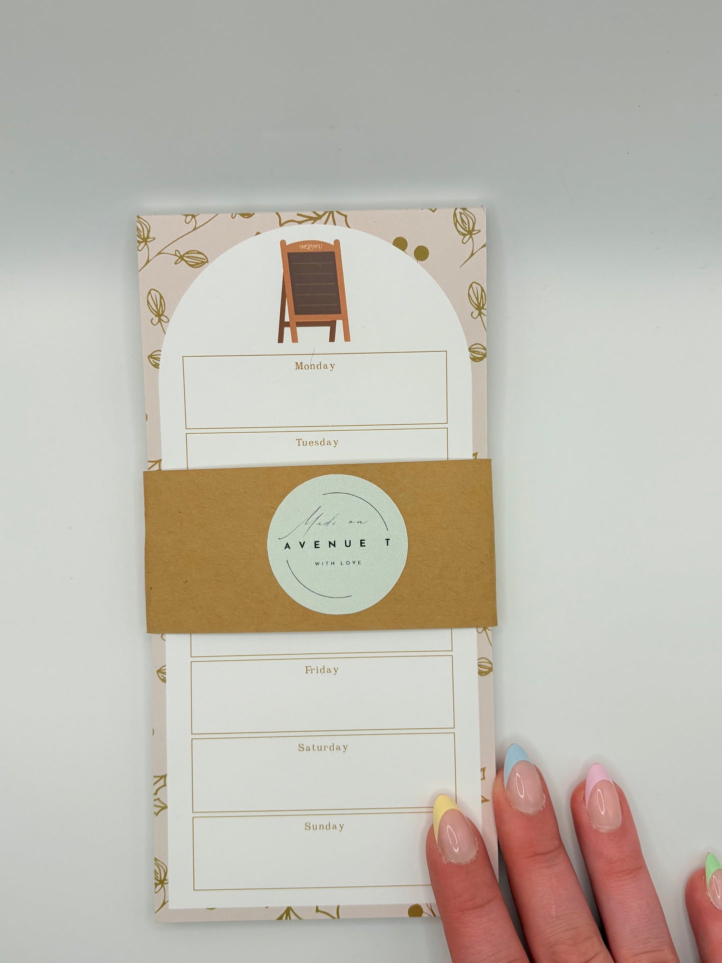 Cafe Meal Planner Notepad