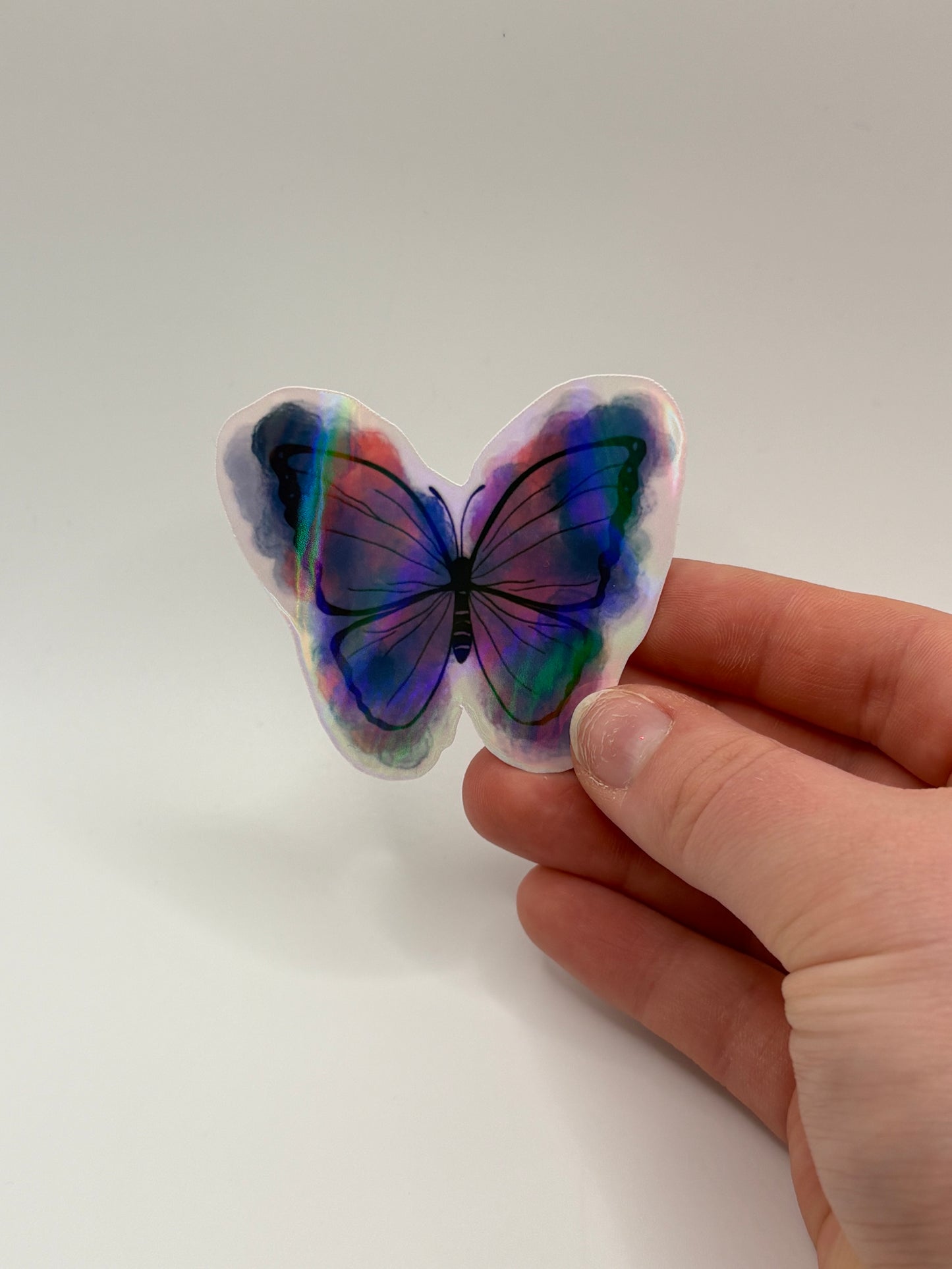 Watercolour Butterfly - Sticker