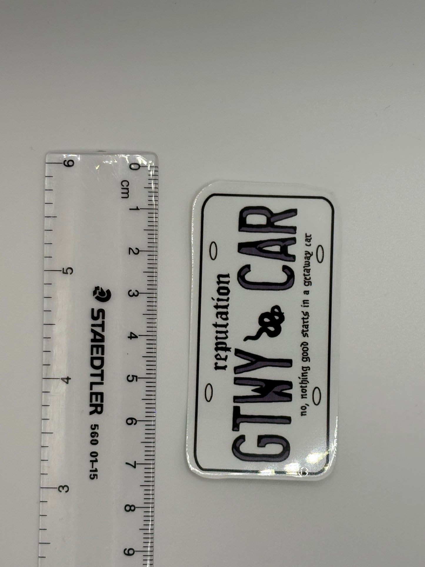 GTWY CAR License Plate - Sticker