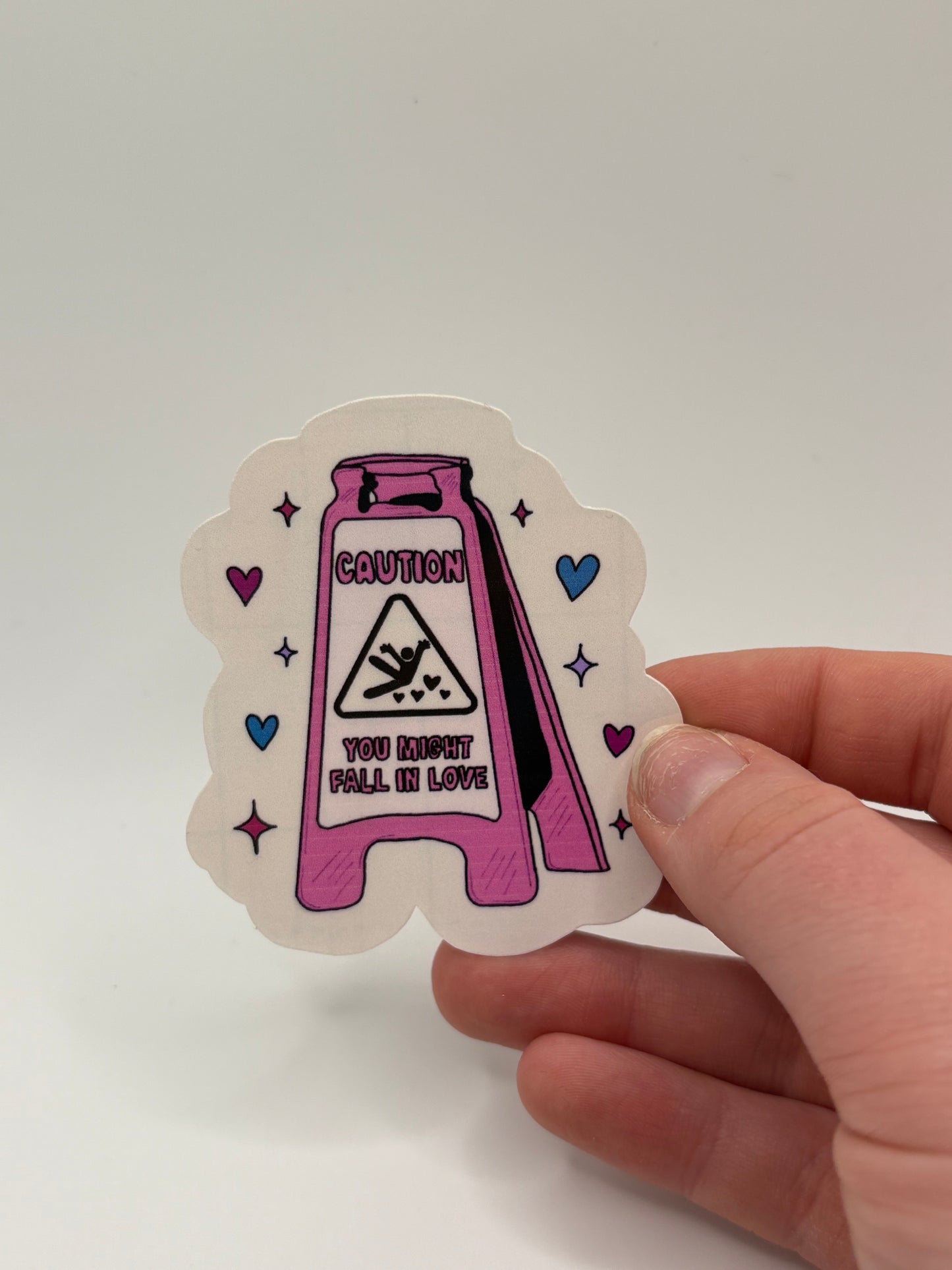 CAUTION: You Might Fall in Love – Sticker