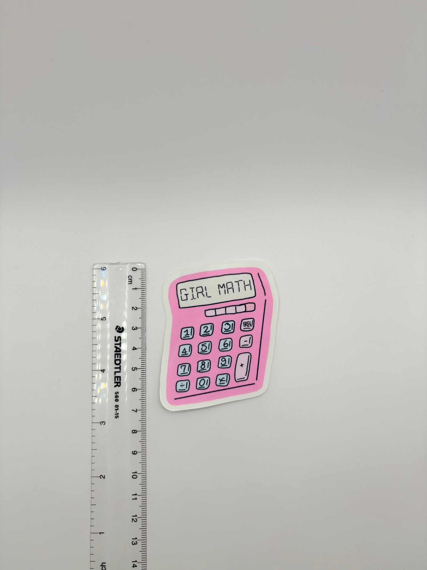Girl Math Calculator - Sticker