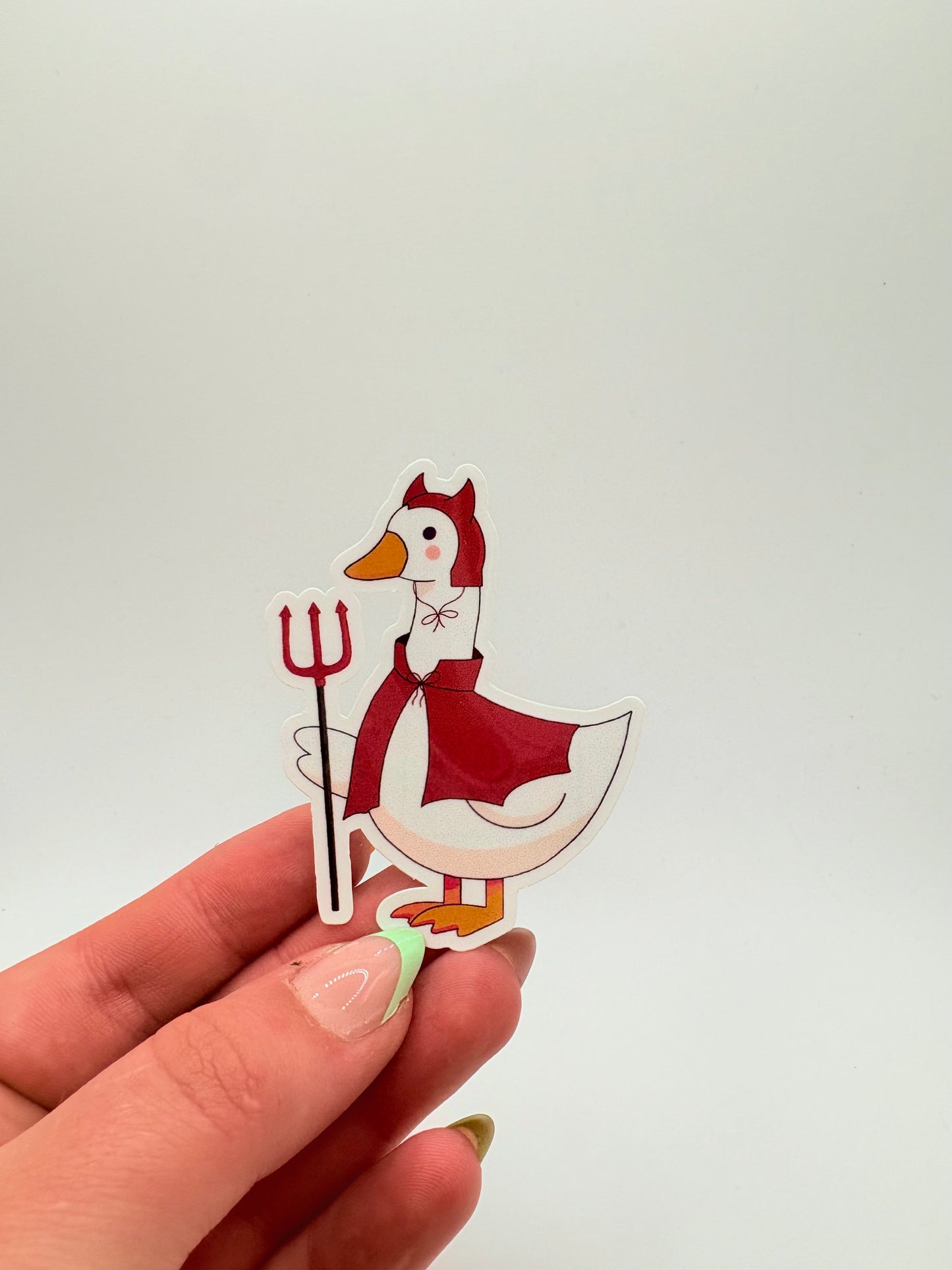 Silly Goose as the Devil - Sticker