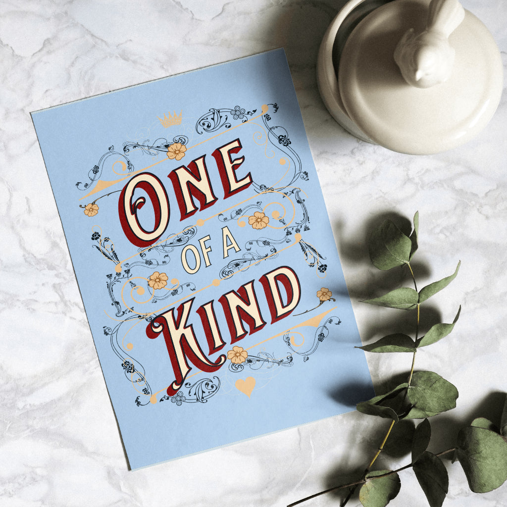 One of a Kind - Greeting Card