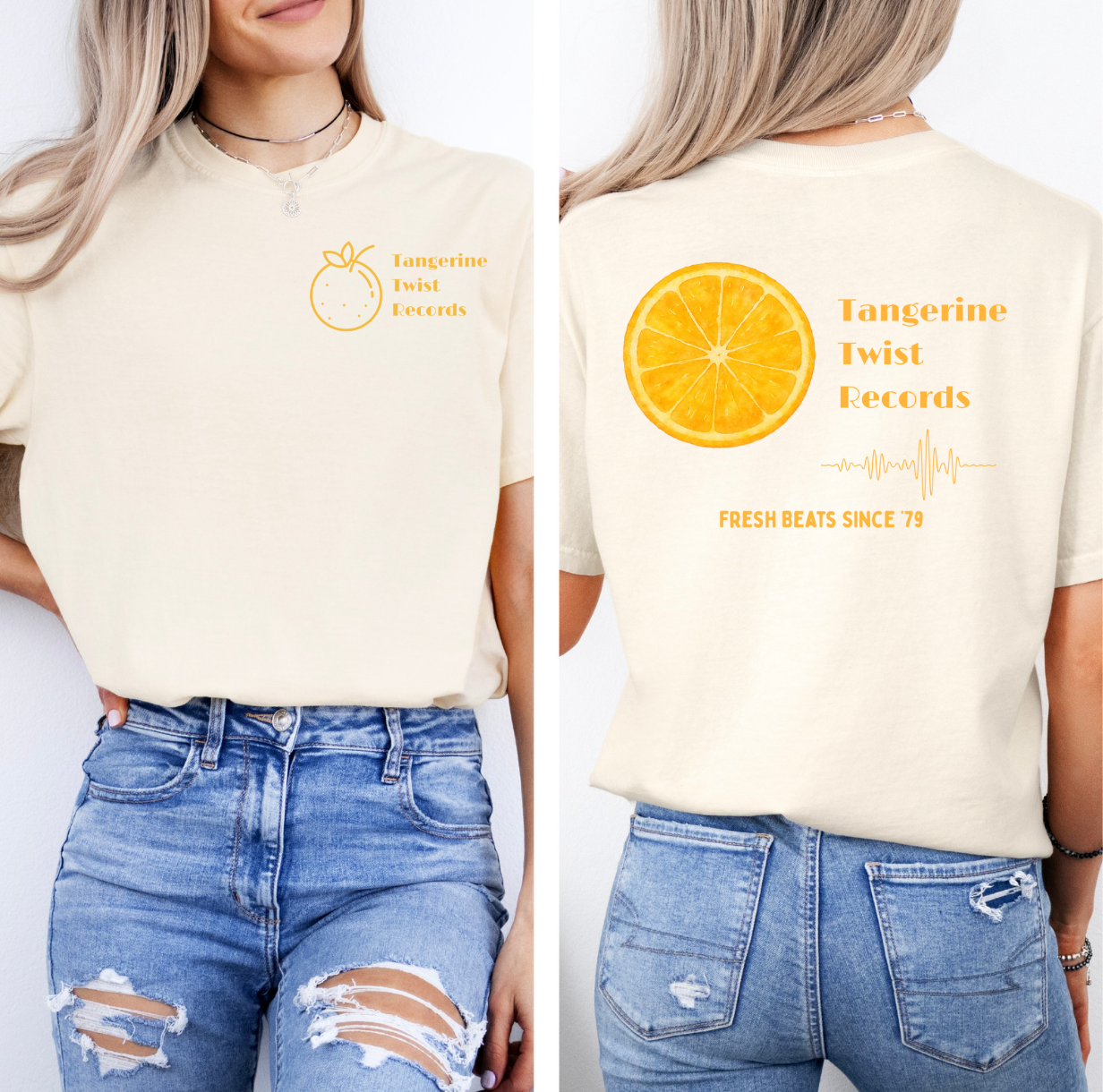 Tangerine T-Shirt - Fruit Stand Collection