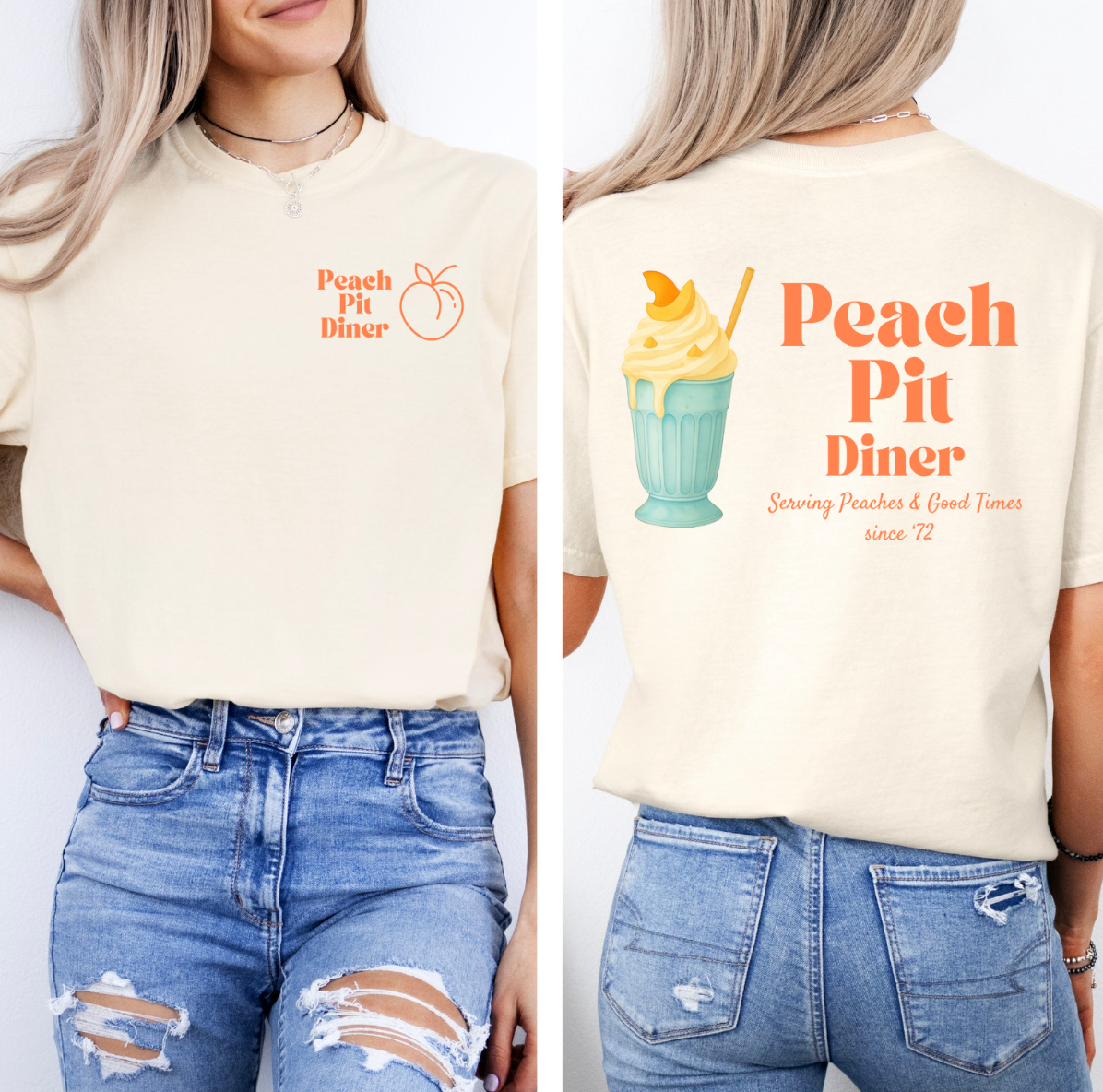 Peach T-Shirt - Fruit Stand Collection
