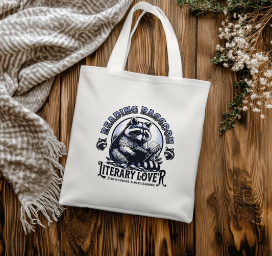 Reading Raccoon - Tote Bag