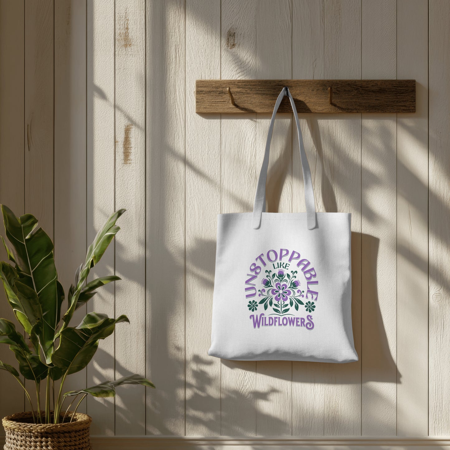 Unstoppable Like Wildflowers - Tote Bag