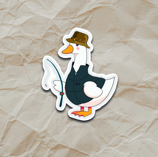Silly Goose Fishing - Sticker