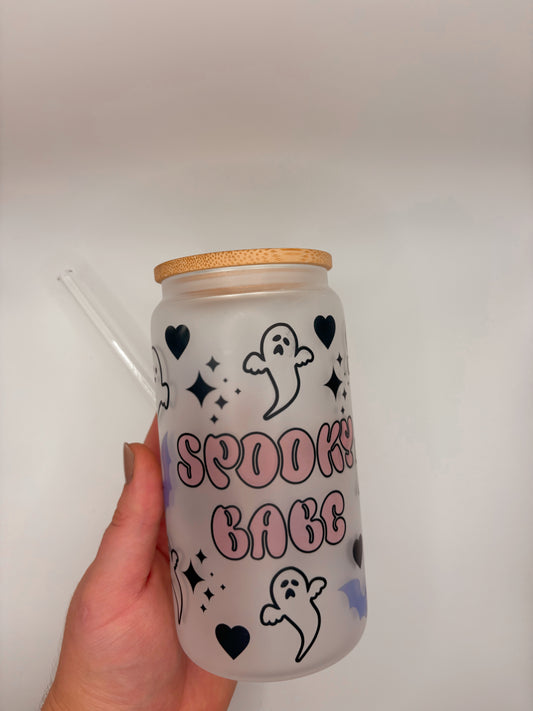 Spooky Babe - Glass Jar